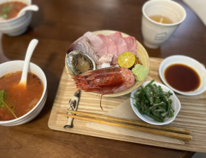 台北市中正區「勉強中」海鮮手作料理專門店- 結合臺日食材的海鮮丼飯料理