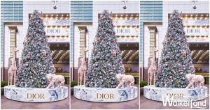 堪稱史上最潮耶誕打卡地標！全球唯一「Dior叢林動物派對聖誕樹」插旗台北101，超過100隻動物搶攻潮男潮女的時尚大片。