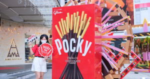 Pocky樂園免門票！會旋轉的「Pocky Wonderland奇幻樂園」在台北，「免費送Pocky」信義區上班族先衝了。