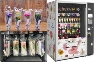 日本的自動販賣機太狂啦！現在連鮮花都能買到！期間限定的「花卉自動販賣機」就在小田急新宿站西口