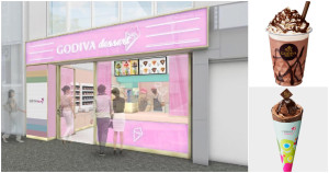 粉嫩系GODIVA登場，鎖定年輕人聚集地「原宿」展開可愛風格「GODIVA dessert Harajuku」，獨家菜單期間限定販售。