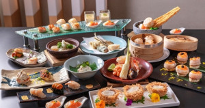 大倉吃到飽新菜單！大倉歐風館「日本海鮮祭感恩回饋」加菜不加價吃到飽，北海道生食級干貝、鮭魚卵散壽司都要吃到飽。