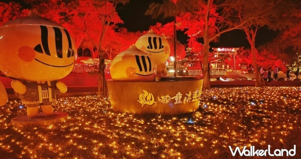 「楓葉燈海」讓屏東人嗨翻了！「2019四重溪溫泉季」11/8登場，晚間6點起於四重溪溫泉公園點燈，超浪漫景象讓人彷彿置身日本。