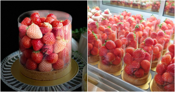 一口氣放80顆草莓！日本爆紅「滾滾草莓塔」視覺逆天美，一份台幣破千訂單仍爆量。