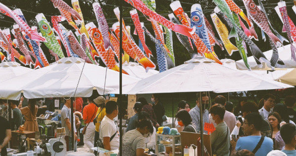 日本祭典桃園就有！桃園神社「鯉魚流光祭り」83天快閃限定，掛滿天「子供鯉魚旗」挑戰最好拍桃園景點。