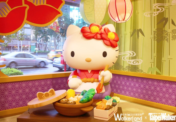 HELLO KITTY火鍋二號店，開鍋囉！山茶花Hello Kitty帶著新菜色在01/09與你見面囉。