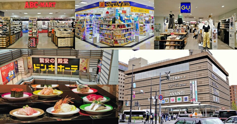 日本【京都購物】KYOTO AVANTI，京都車站步行一分鐘，日本流行藥妝、雜貨、動漫、美食一網打盡