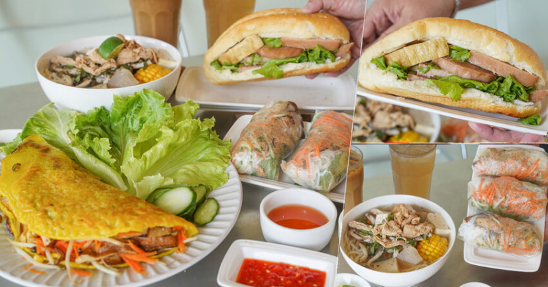 越南人創立的越素蔬食Vietnam Vegan，越南麵包、涼拌青木瓜、越式酸辣湯、涼拌春捲 X 高雄鳳山首間全素越南美食 - 跟著尼力吃喝玩樂＆親子生活