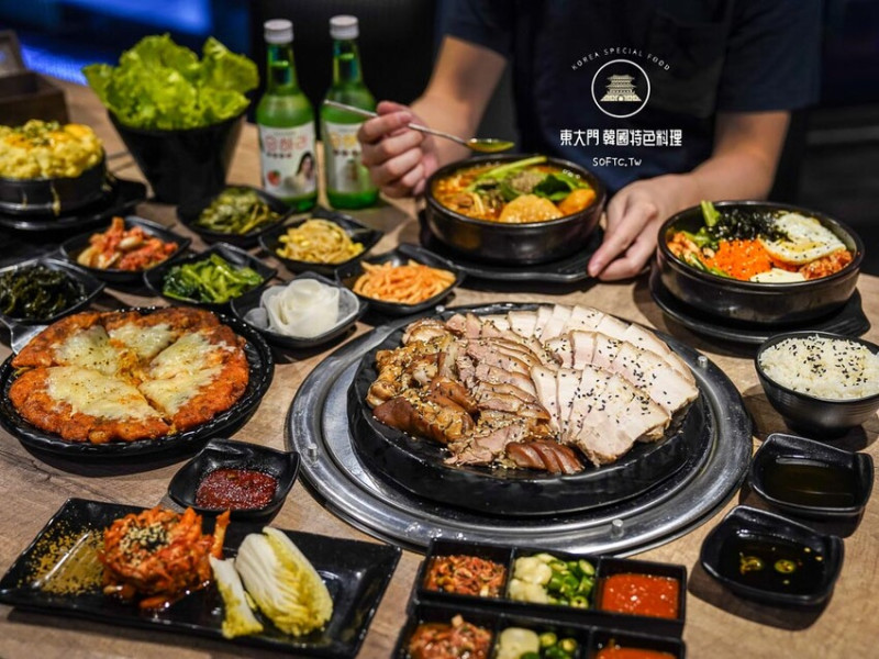西門韓式料理推薦「東大門 韓國特色料理」小資最愛平價烤肉豬腳套餐 - 軟西，遊記